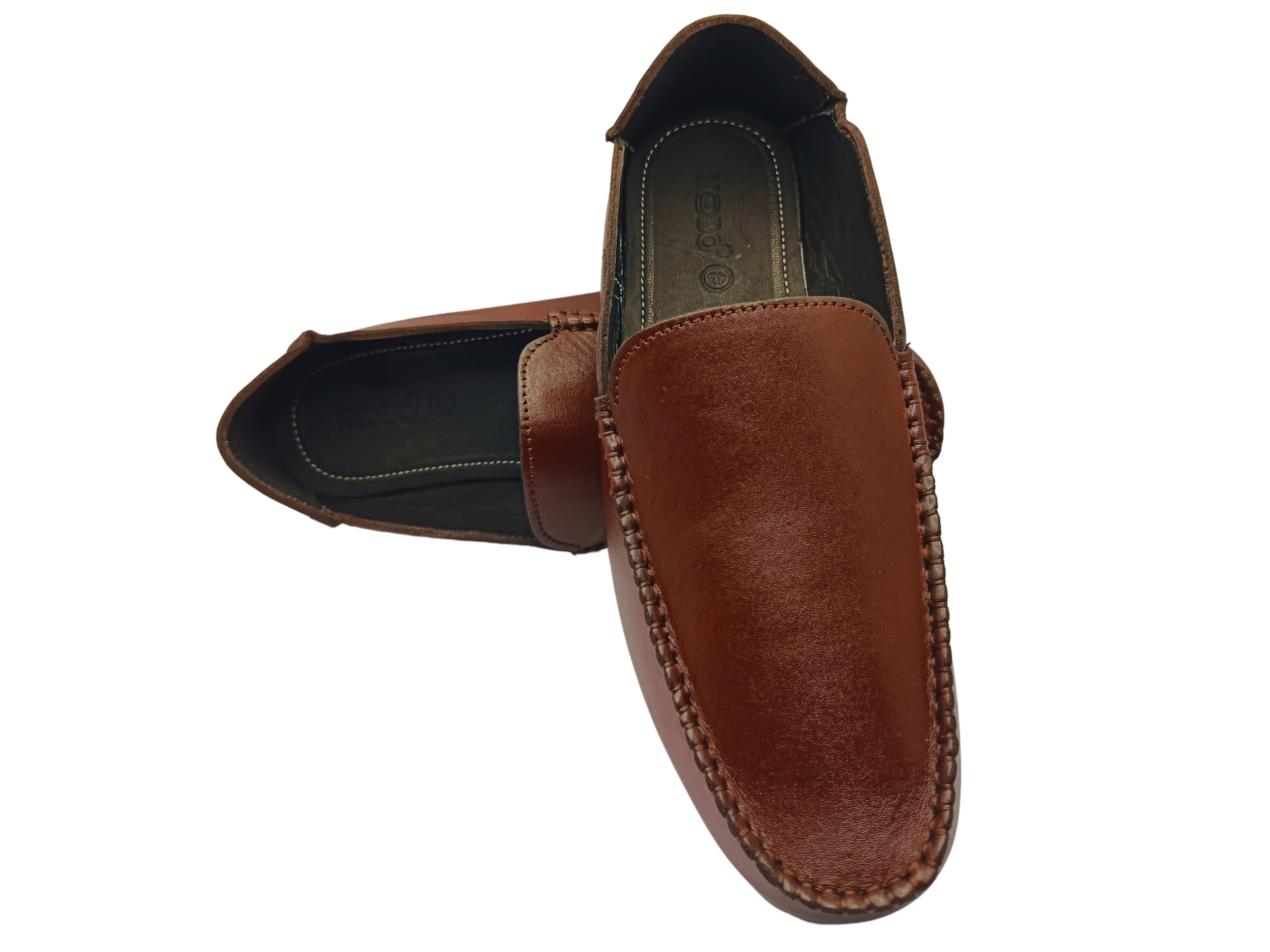 Leather Loafer Single-Part Design