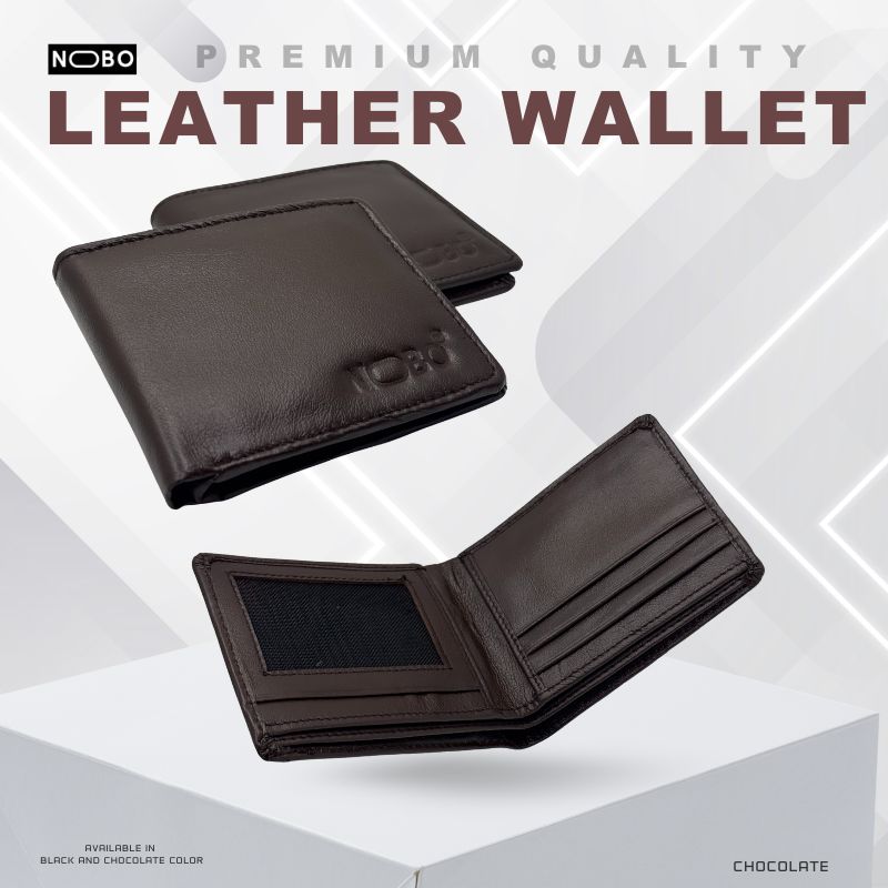 Leather Wallet For Men's - Chocolate -NB-001