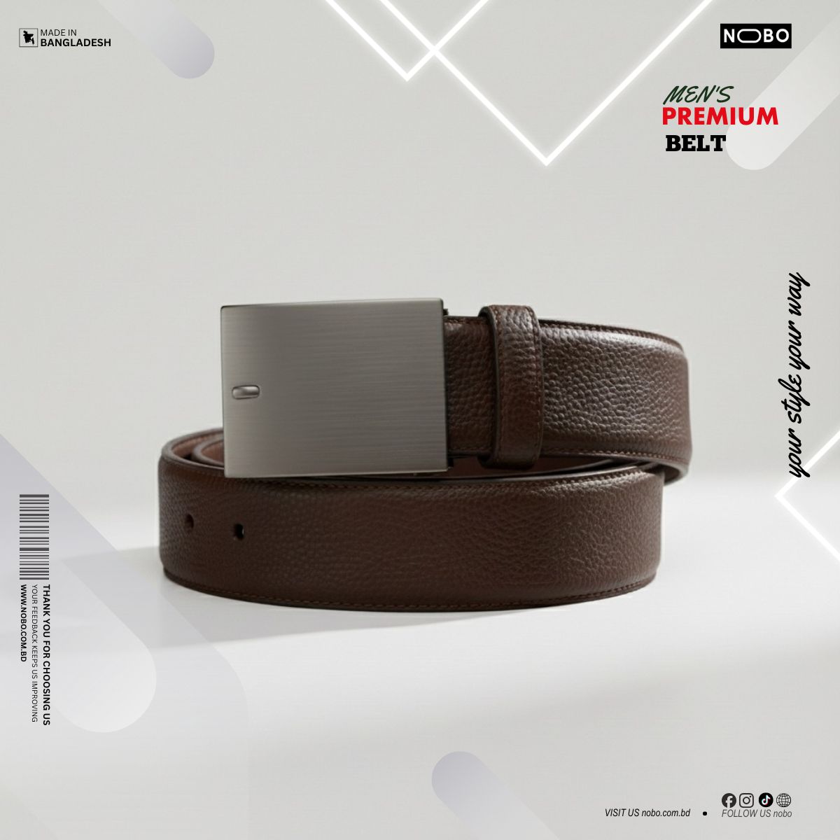 Premium Leather Belt