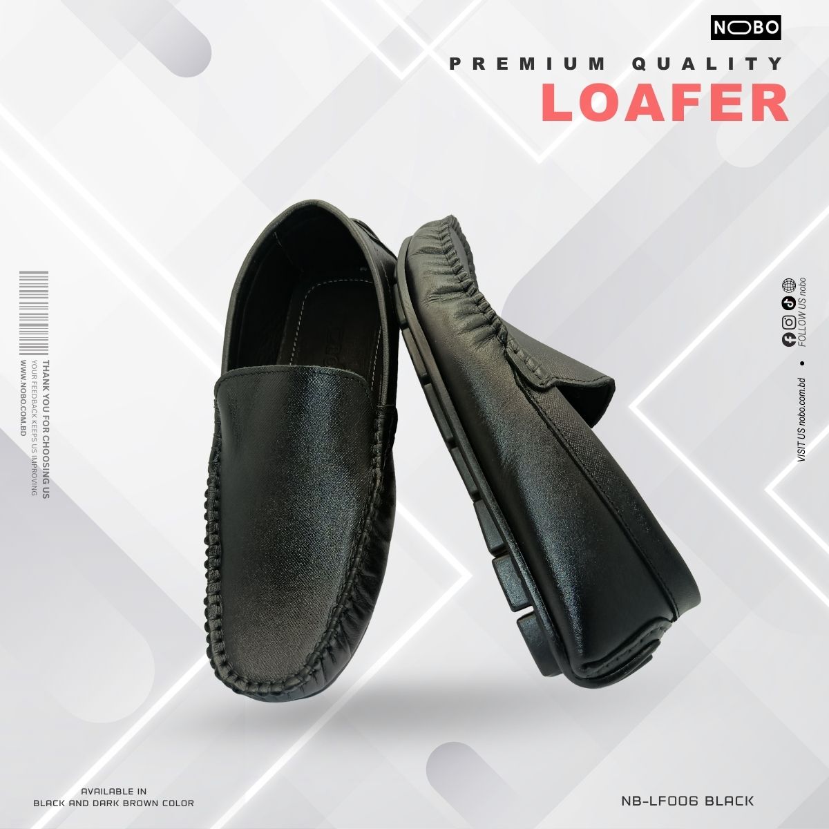 Elegance Medicated Loafer Shoes NB-LF04