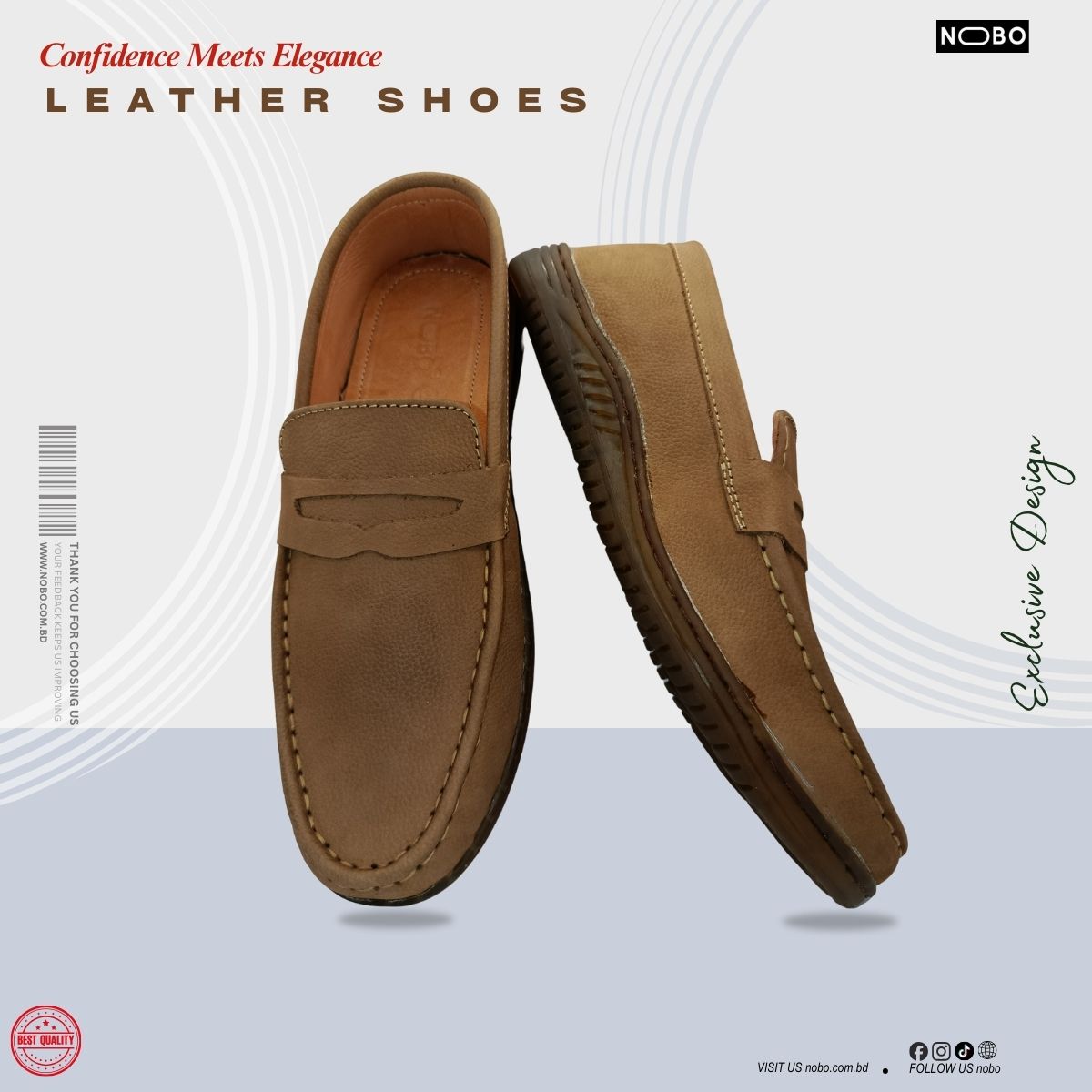 Leather Casual Shoes -NB01